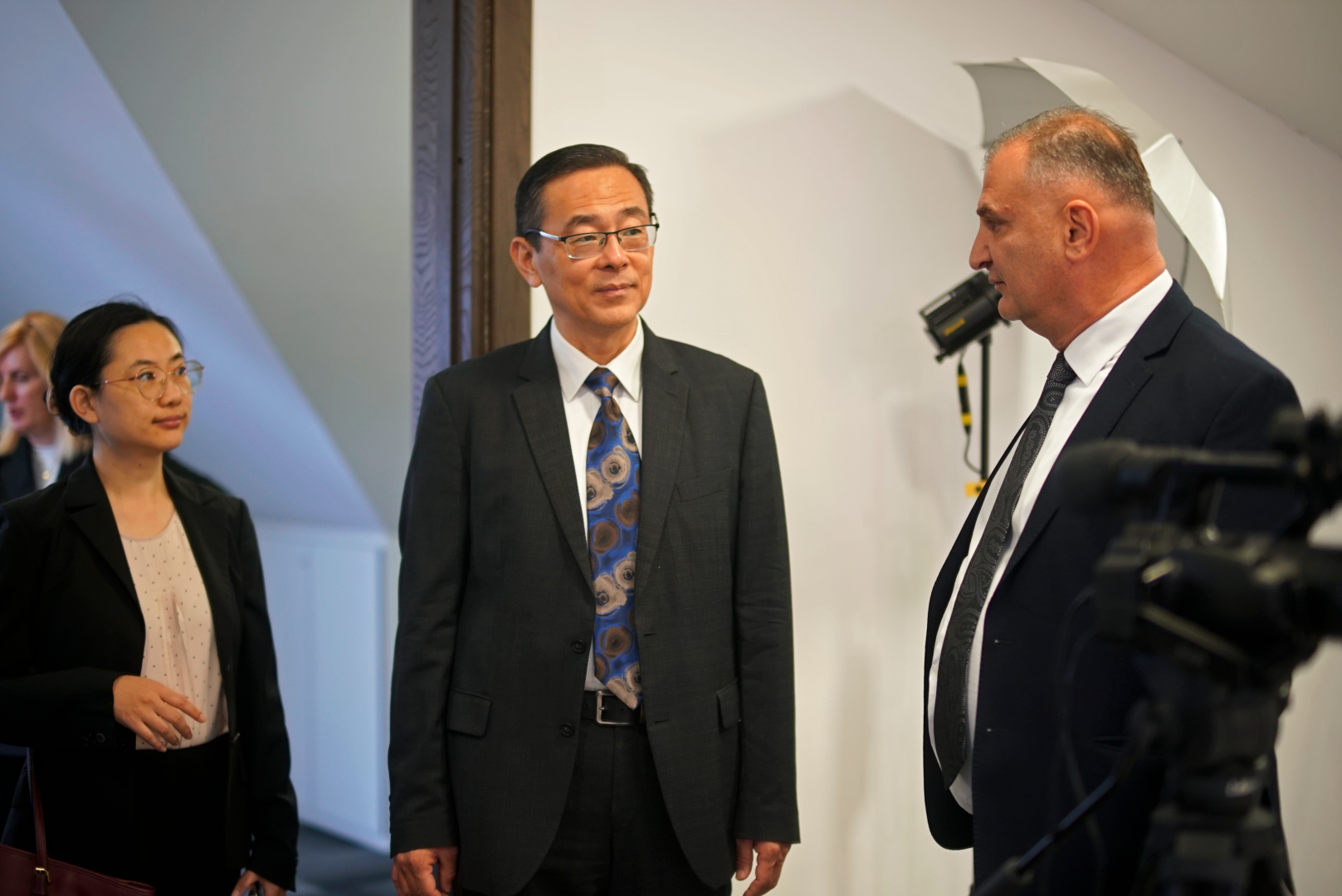 ჩინეთის სახალხო რესპუბლიკის ელჩის ოფიციალური ვიზიტი კავკასიის უნივერსიტეტში