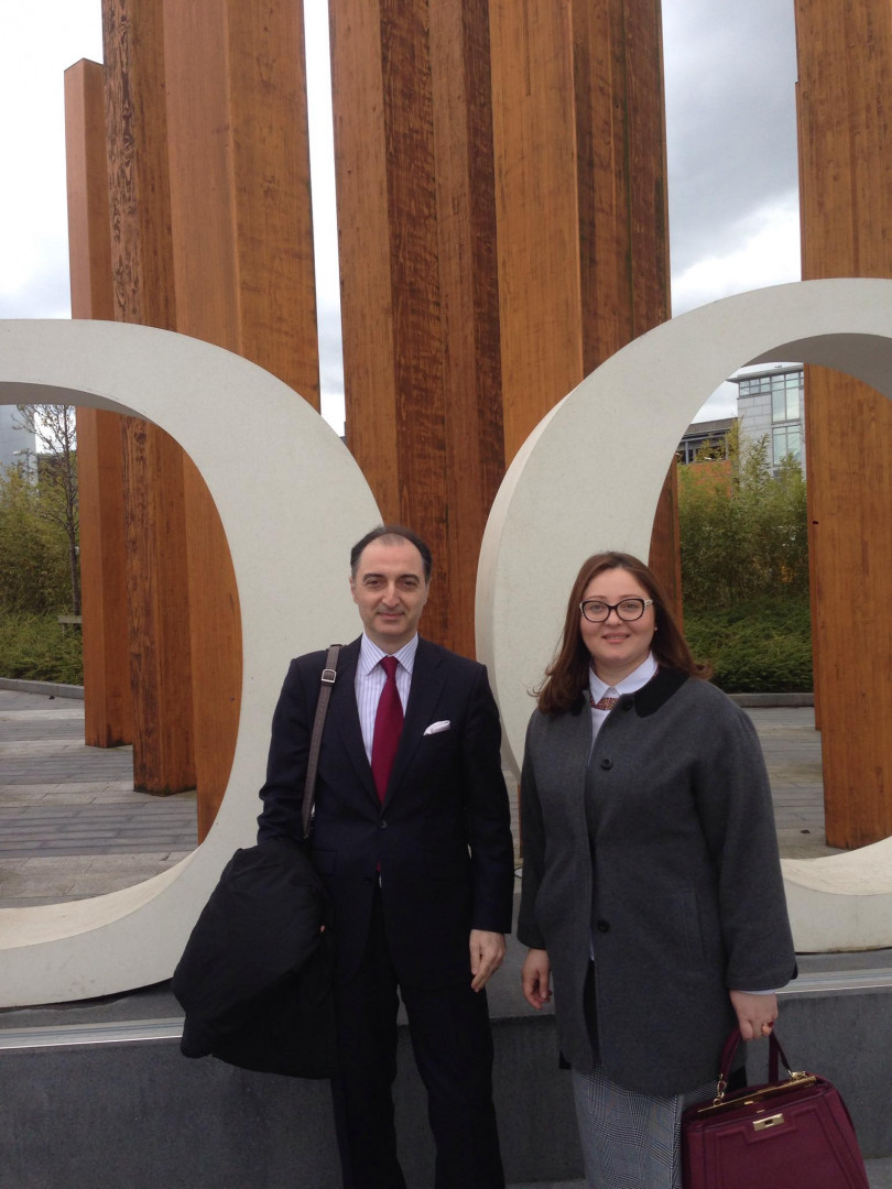 Dr. Eka Akobia, Dean and professor from the Caucasus School of Governance visited Dublin as part of an Erasmus+ academic mobility, hosted by the Dublin City University (DCU) School of Law and Government (April 8-15).