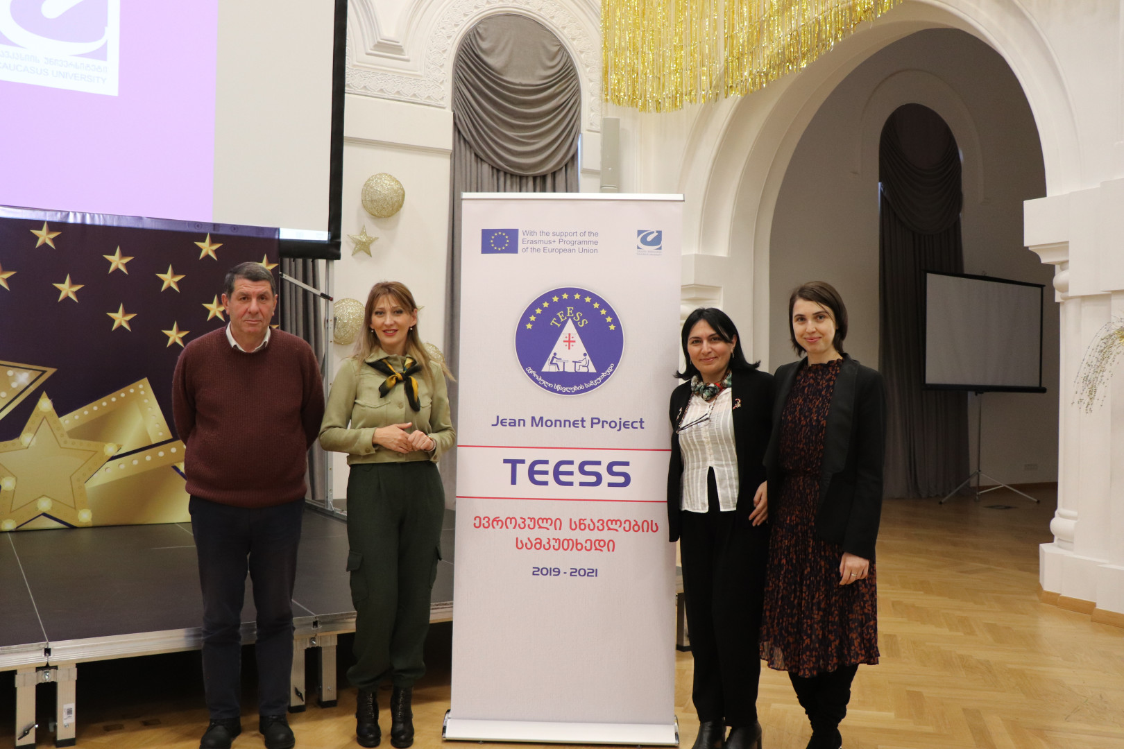 ჟან მონე 2019 პროექტი „ევროპული სწავლების სამკუთხედი“ (TEESS) - პრეზენტაცია